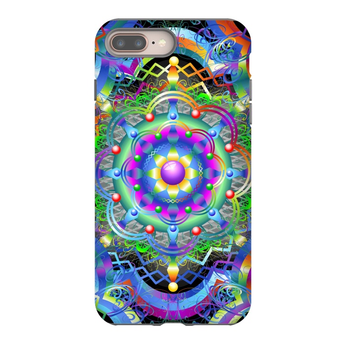 iPhone 7 plus StrongFit Mandala Universe Psychedelic  by BluedarkArt