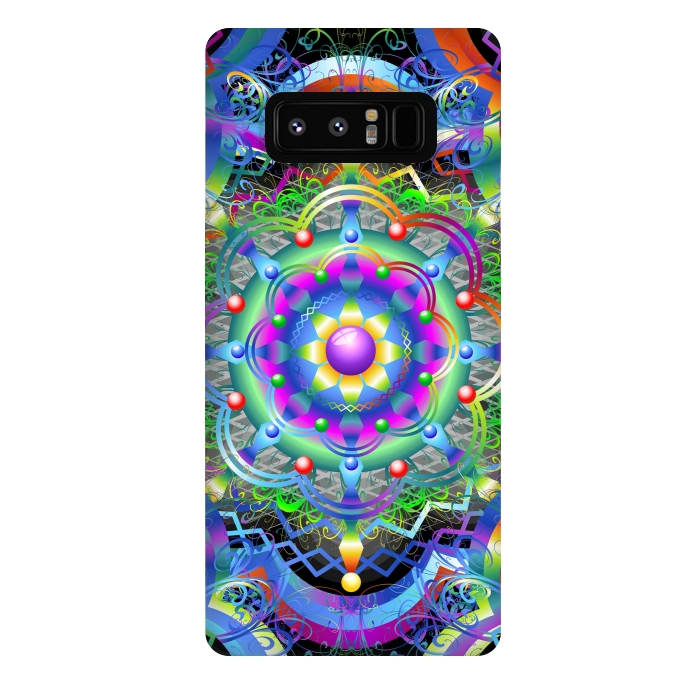 Galaxy Note 8 StrongFit Mandala Universe Psychedelic  by BluedarkArt