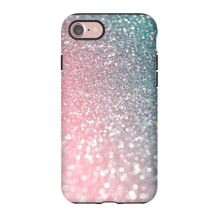iPhone 7 StrongFit Ice Pink Faux Glitter by  Utart
