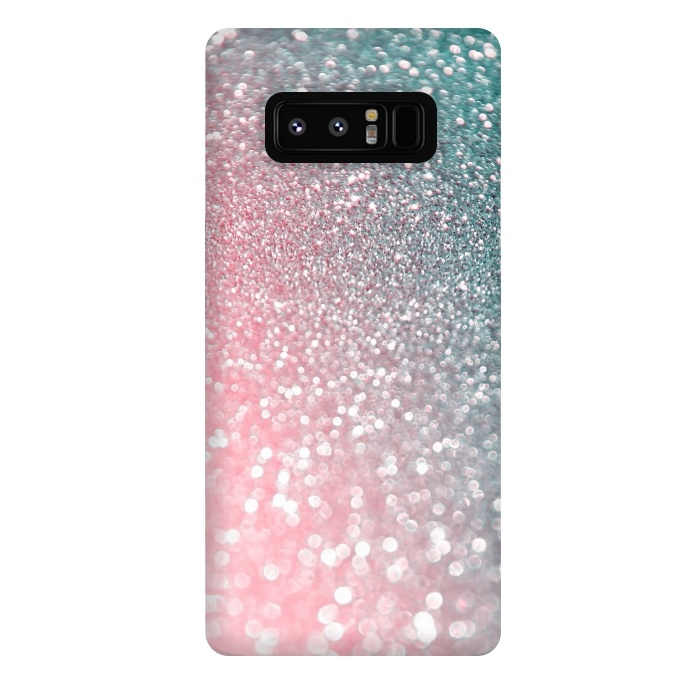 Galaxy Note 8 StrongFit Ice Pink Faux Glitter by  Utart