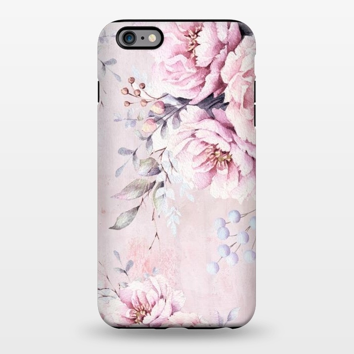 iPhone 6/6s plus StrongFit Pink Watercolor Roses by  Utart