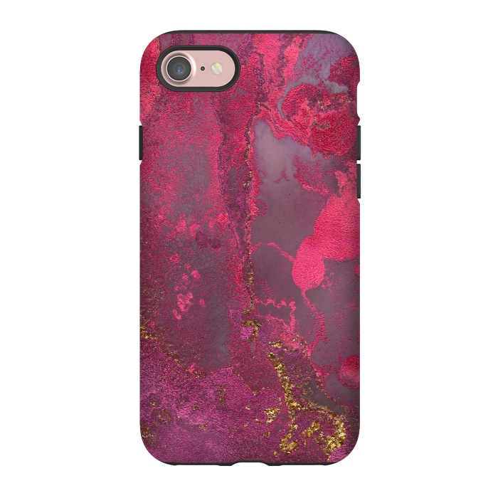 iPhone 7 StrongFit Pink Gold Marble by  Utart