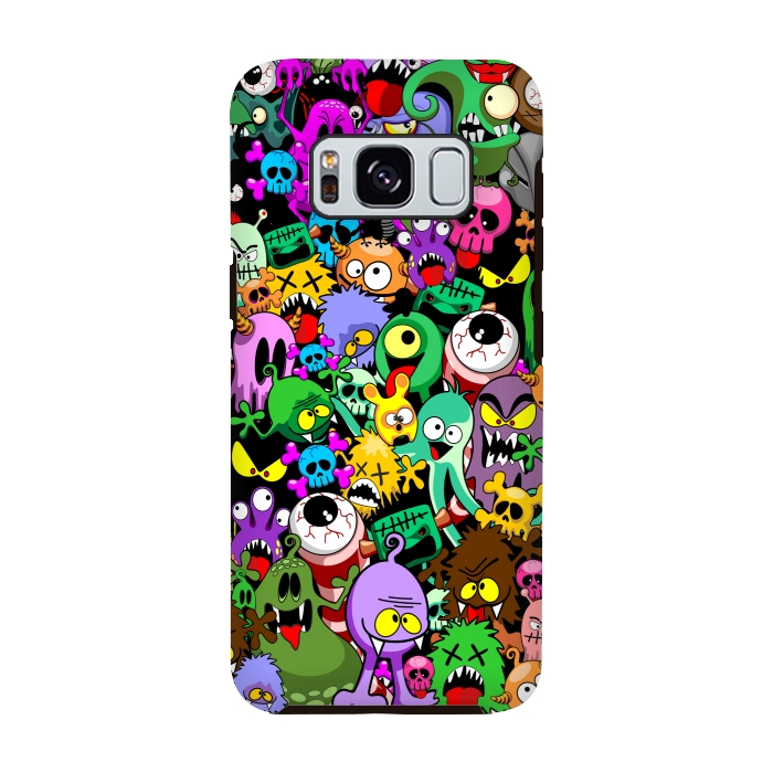 Galaxy S8 StrongFit Monsters Doodles Characters Saga by BluedarkArt
