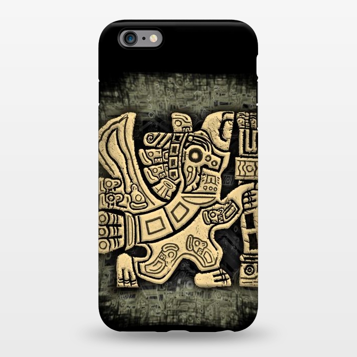 iPhone 6/6s plus StrongFit Aztec Eagle Warrior by BluedarkArt
