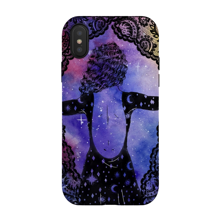iPhone Xs / X StrongFit Cosmic Hope by DejaDrewit