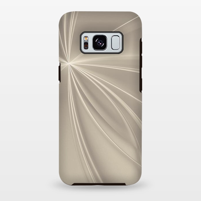 Galaxy S8 plus StrongFit Shining Rays In Soft Gold by Andrea Haase