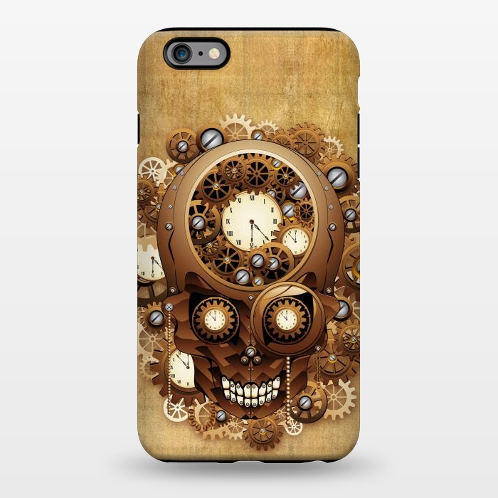 iPhone 6/6s plus StrongFit Skull Steampunk Vintage Style by BluedarkArt