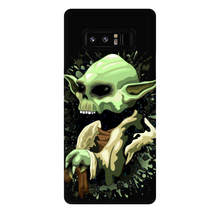 Galaxy Note 8 StrongFit Yoda Jedi Master Skull by BluedarkArt