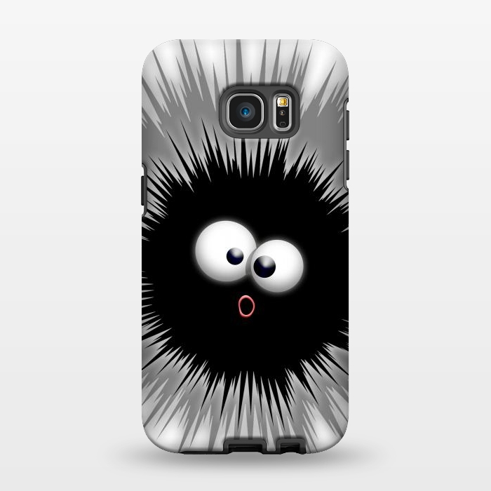 Galaxy S7 EDGE StrongFit Funny Dazzled Ink Splat Cartoon  by BluedarkArt