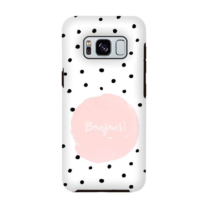 Galaxy S8 StrongFit Bonjour - on polka dots  by  Utart