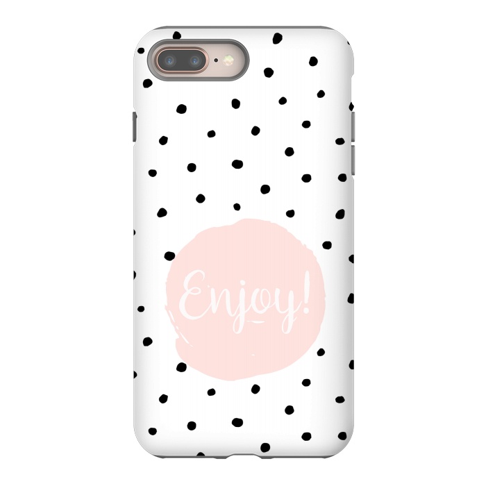iPhone 7 plus StrongFit Enjoy on polka dots by  Utart