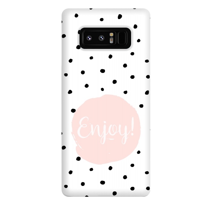 Galaxy Note 8 StrongFit Enjoy on polka dots by  Utart