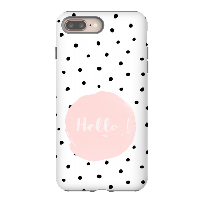 iPhone 7 plus StrongFit Hello on polka dots  by  Utart