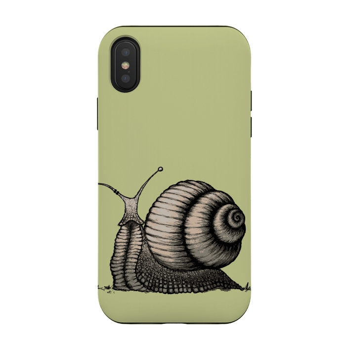 iPhone Xs / X StrongFit SNAIL by Mangulica