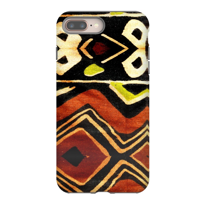 iPhone 7 plus StrongFit Africa Design Fabric Texture by BluedarkArt