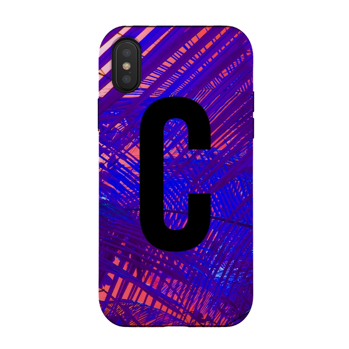 iPhone Xs / X StrongFit Letter C by Laura Grant