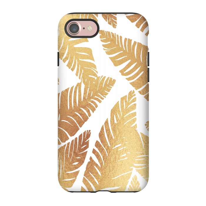 iPhone 7 StrongFit Glam Leaves by ''CVogiatzi.