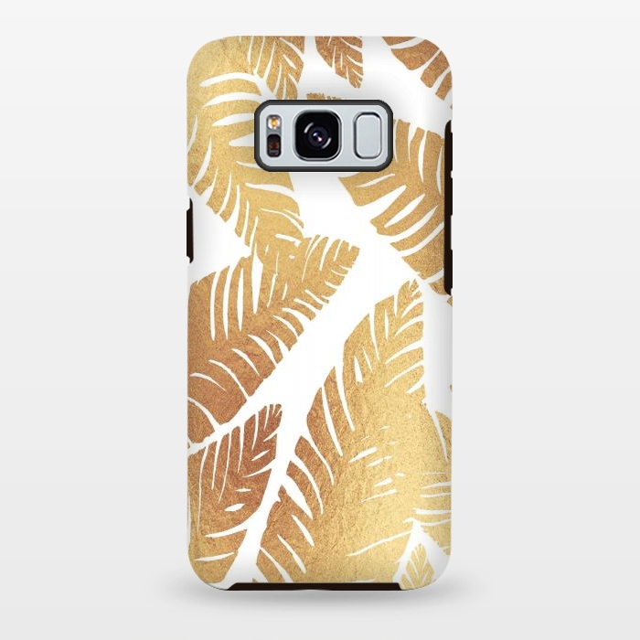 Galaxy S8 plus StrongFit Glam Leaves by ''CVogiatzi.