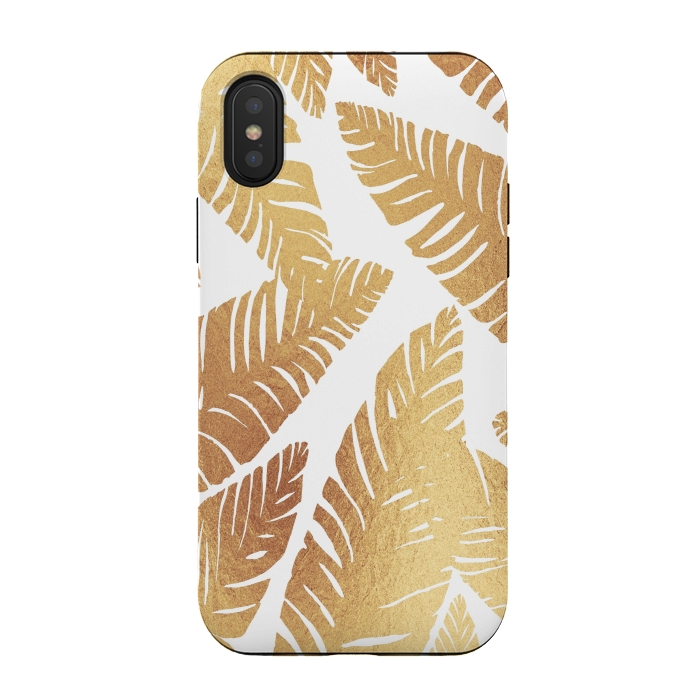 iPhone Xs / X StrongFit Glam Leaves by ''CVogiatzi.