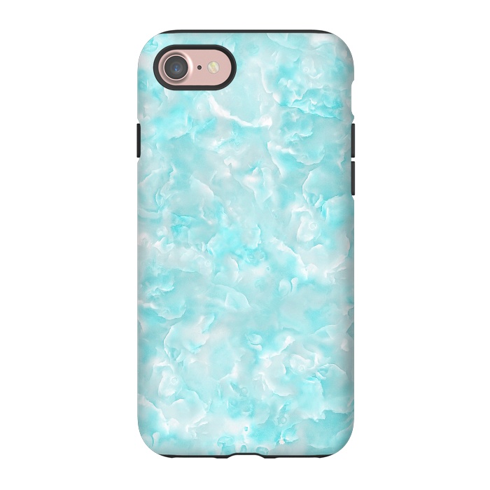 iPhone 7 StrongFit Aqua White Mother of pearl by  Utart