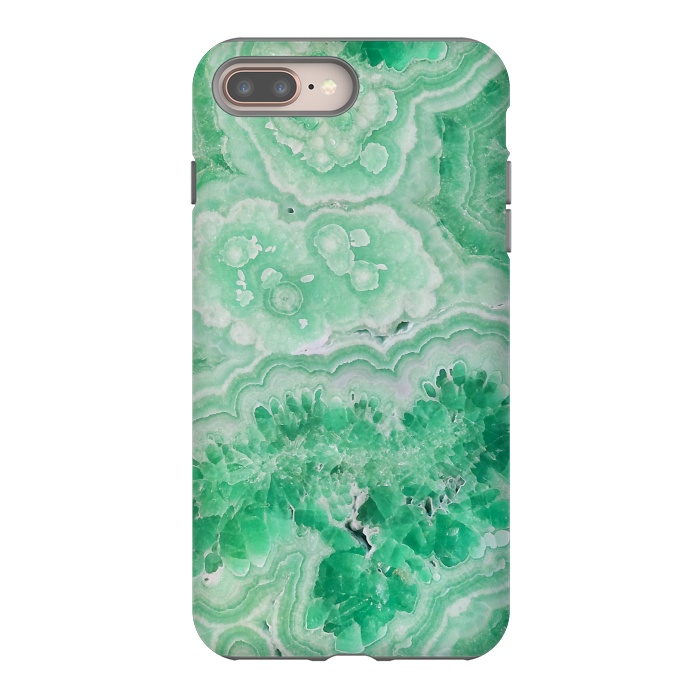 iPhone 7 plus StrongFit Mint Green Agate by  Utart