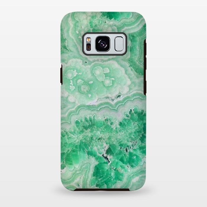 Galaxy S8 plus StrongFit Mint Green Agate by  Utart