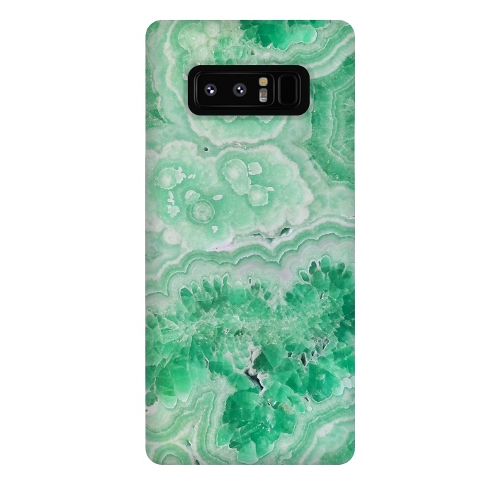 Galaxy Note 8 StrongFit Mint Green Agate by  Utart