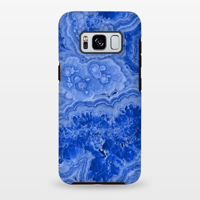 Galaxy S8 plus StrongFit Ocean Blue Agate by  Utart