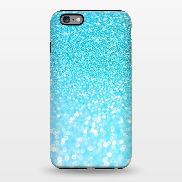 iPhone 6/6s plus StrongFit Sky Blue Faux Glitter by  Utart