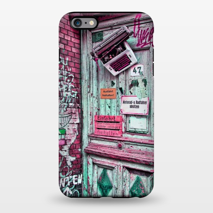 iPhone 6/6s plus StrongFit Urban Grunge Door by Andrea Haase