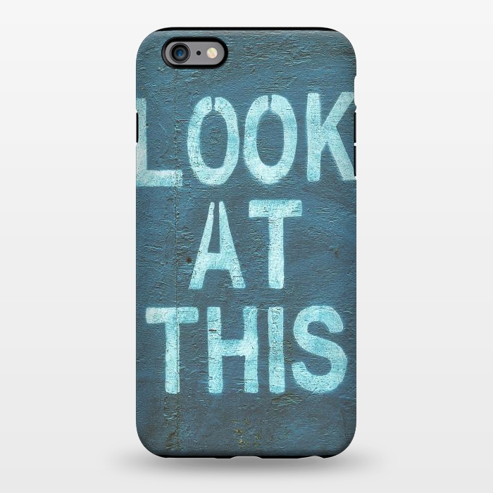 iPhone 6/6s plus StrongFit Look At This Teal Urban Art by Andrea Haase