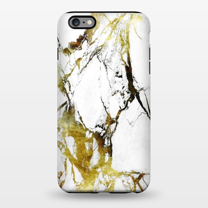 iPhone 6/6s plus StrongFit Gold-White Marble Impress by ''CVogiatzi.