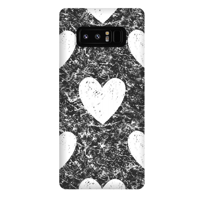 Galaxy Note 8 StrongFit Cozy Hearts by ''CVogiatzi.