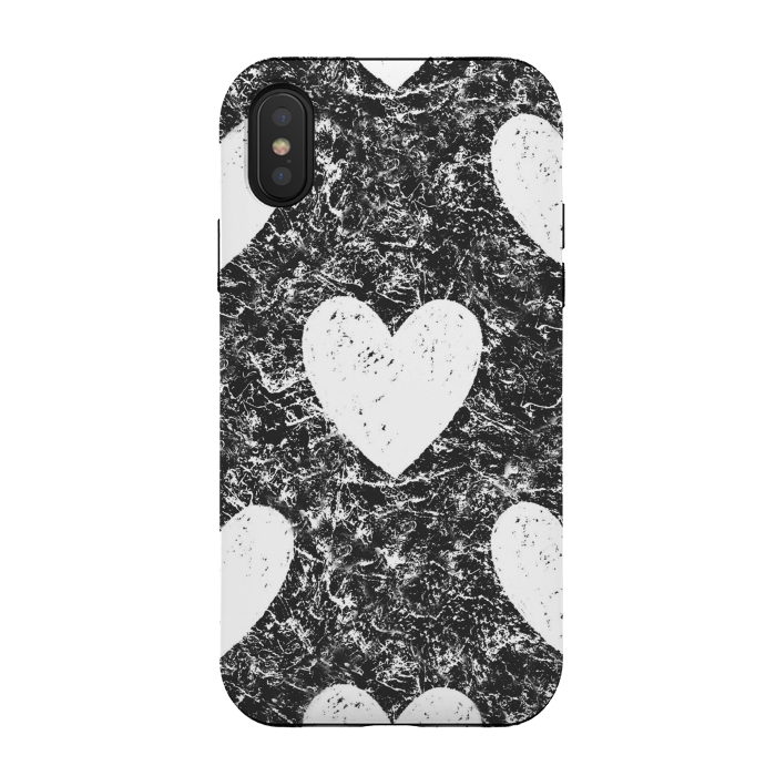 iPhone Xs / X StrongFit Cozy Hearts by ''CVogiatzi.