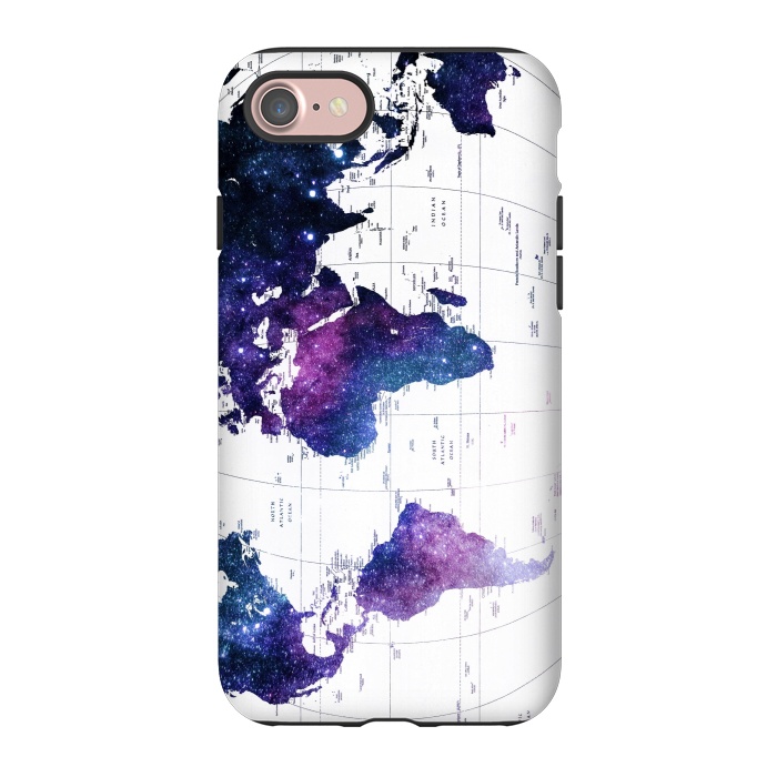 iPhone 7 StrongFit ALLOVER THE WORLD-Galaxy map by ''CVogiatzi.