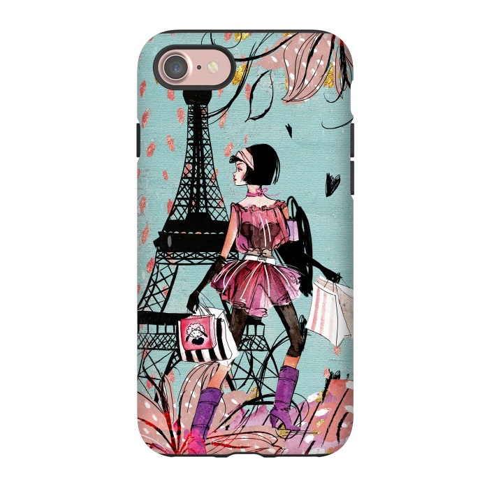 iPhone 7 StrongFit Fashion Girl in Paris by  Utart