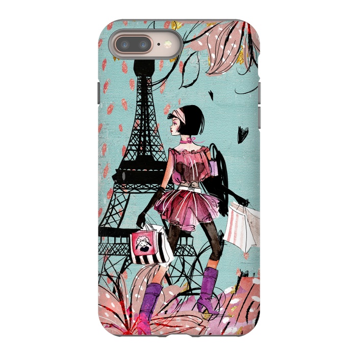 iPhone 7 plus StrongFit Fashion Girl in Paris by  Utart