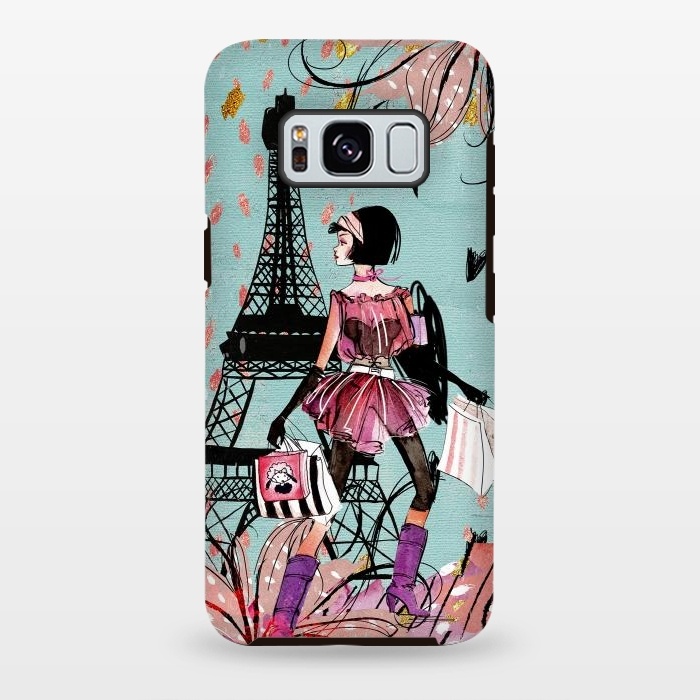Galaxy S8 plus StrongFit Fashion Girl in Paris by  Utart