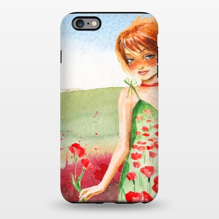 iPhone 6/6s plus StrongFit Summer Girl in Poppy field by  Utart