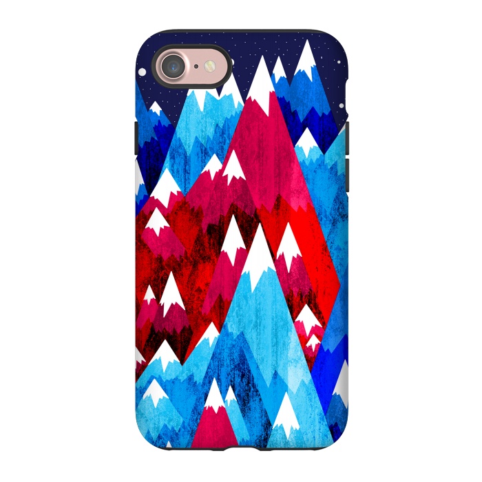 iPhone 7 StrongFit Blue Peak Mountains by Steve Wade (Swade)