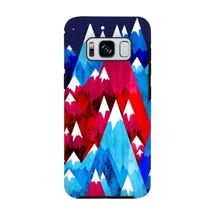Galaxy S8 StrongFit Blue Peak Mountains by Steve Wade (Swade)