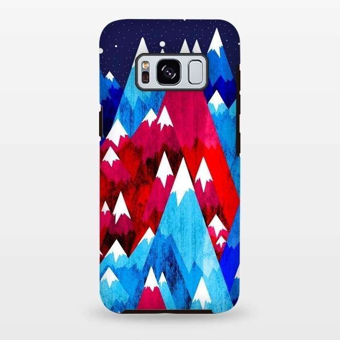 Galaxy S8 plus StrongFit Blue Peak Mountains by Steve Wade (Swade)