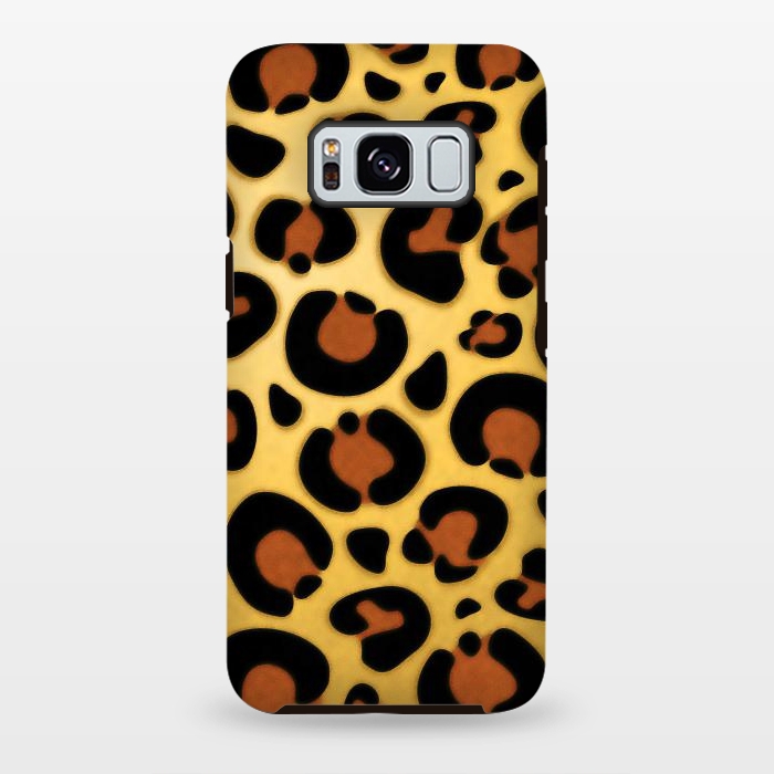 Galaxy S8 plus StrongFit Jaguar Leopard Fur Texture by BluedarkArt