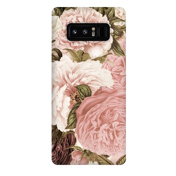 Galaxy Note 8 StrongFit Vintage Roses by  Utart