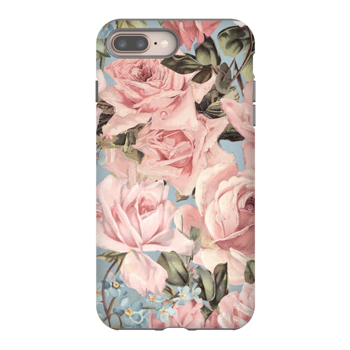 iPhone 7 plus StrongFit Lovely Spring Flowers and Roses by  Utart