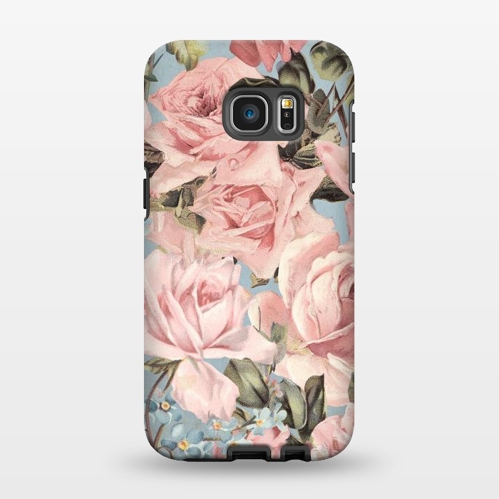 Galaxy S7 EDGE StrongFit Lovely Spring Flowers and Roses by  Utart