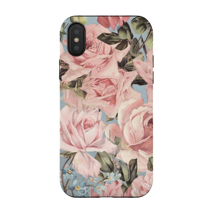 iPhone Xs / X StrongFit Lovely Spring Flowers and Roses by  Utart