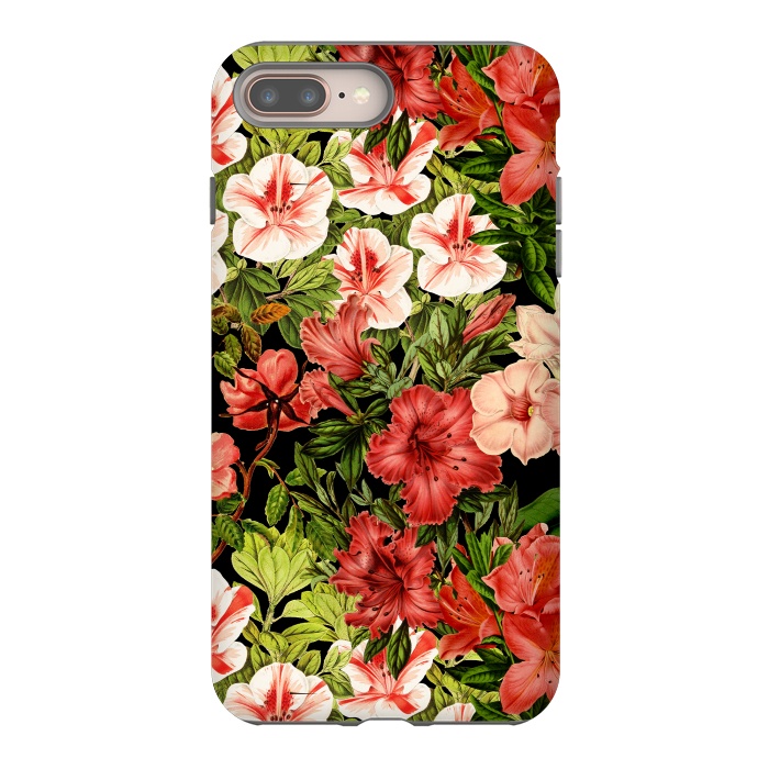 iPhone 7 plus StrongFit Vintage Flower Garden by  Utart