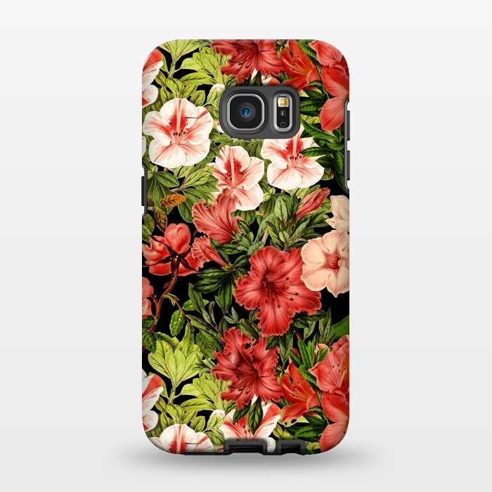 Galaxy S7 EDGE StrongFit Vintage Flower Garden by  Utart