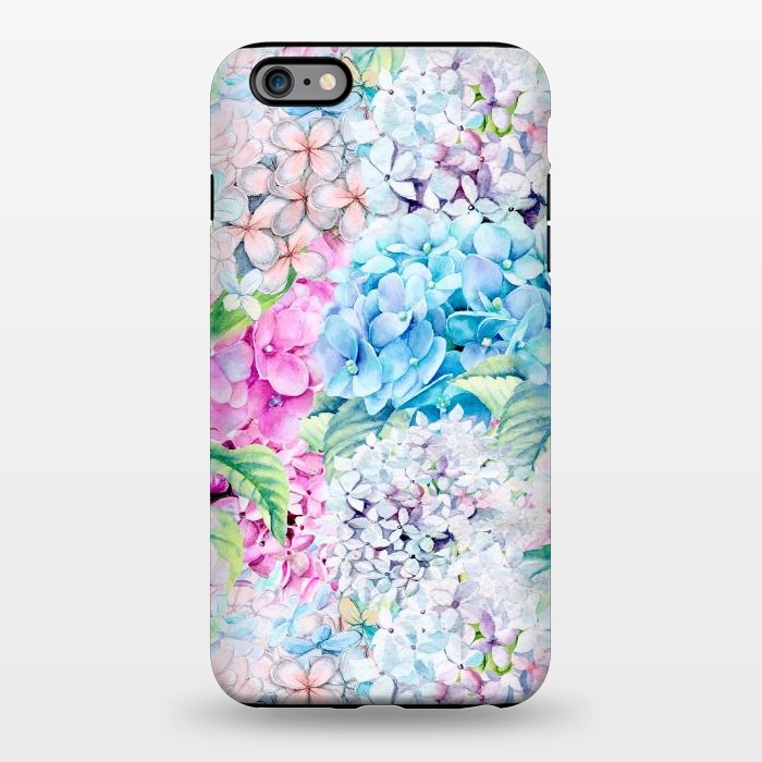 iPhone 6/6s plus StrongFit Pastel Spring hydrangea Pattern by  Utart